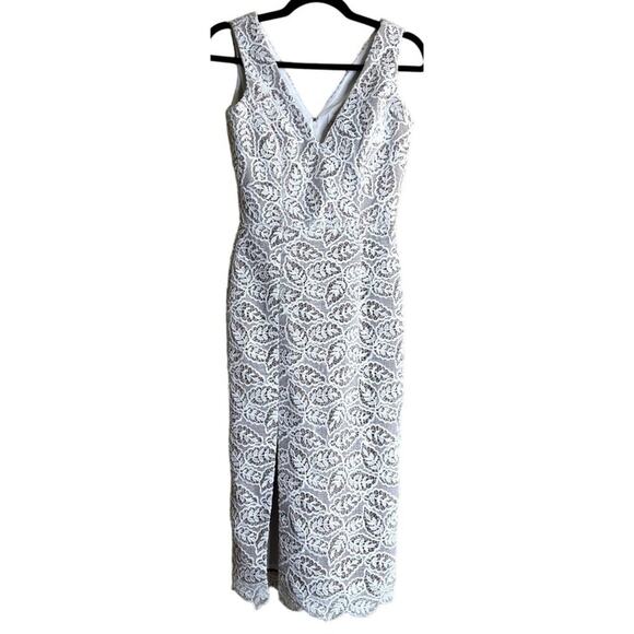 Dress The Population Bodycon Sheath Dress Women Size XS V-Neck Sleeveless Cla - Picture 1 of 10